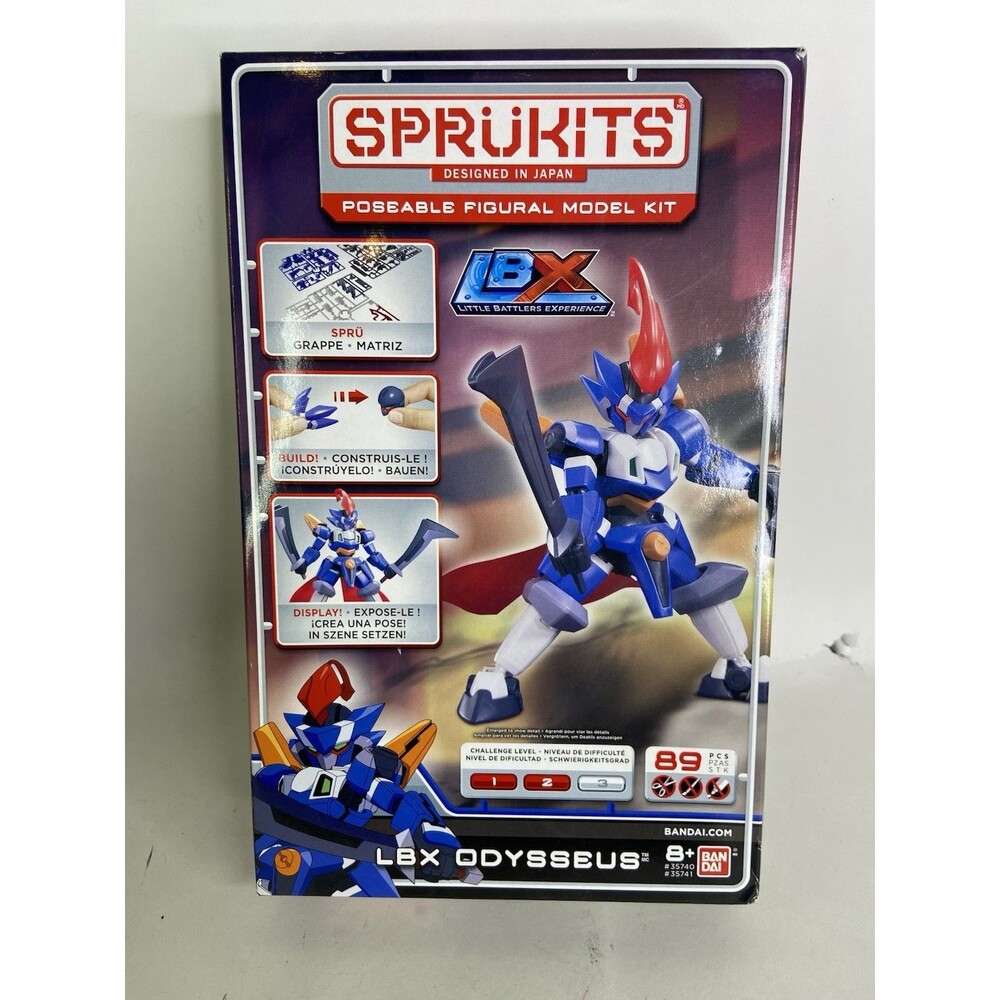 Bandai Sprukits LBX Little Battlers Experience Odysseus Figure Model Kit Japan